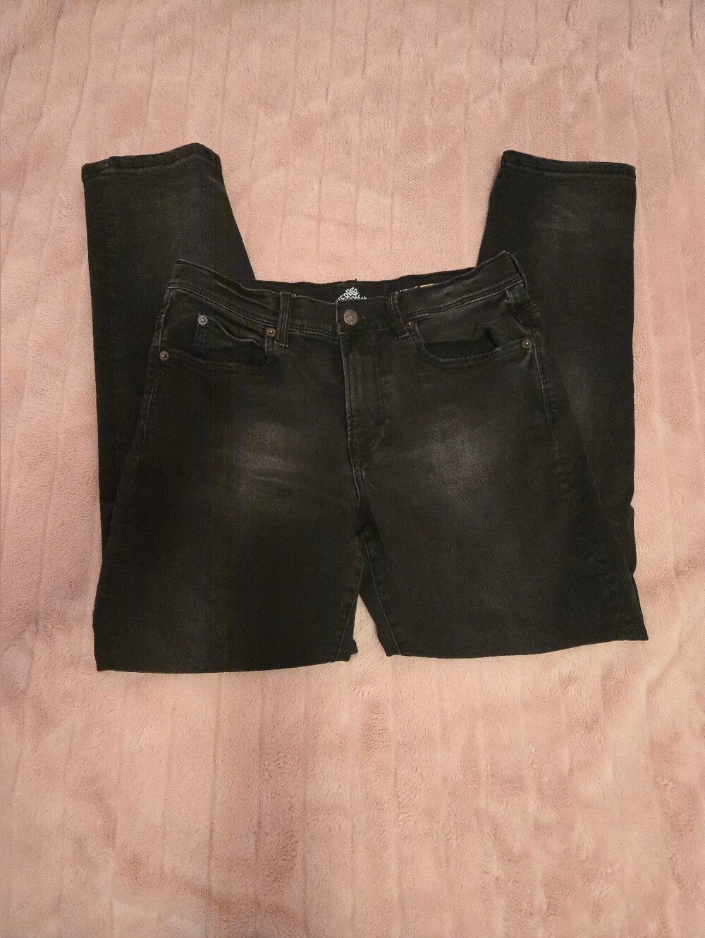 Women's Black Straight Leg Jeans